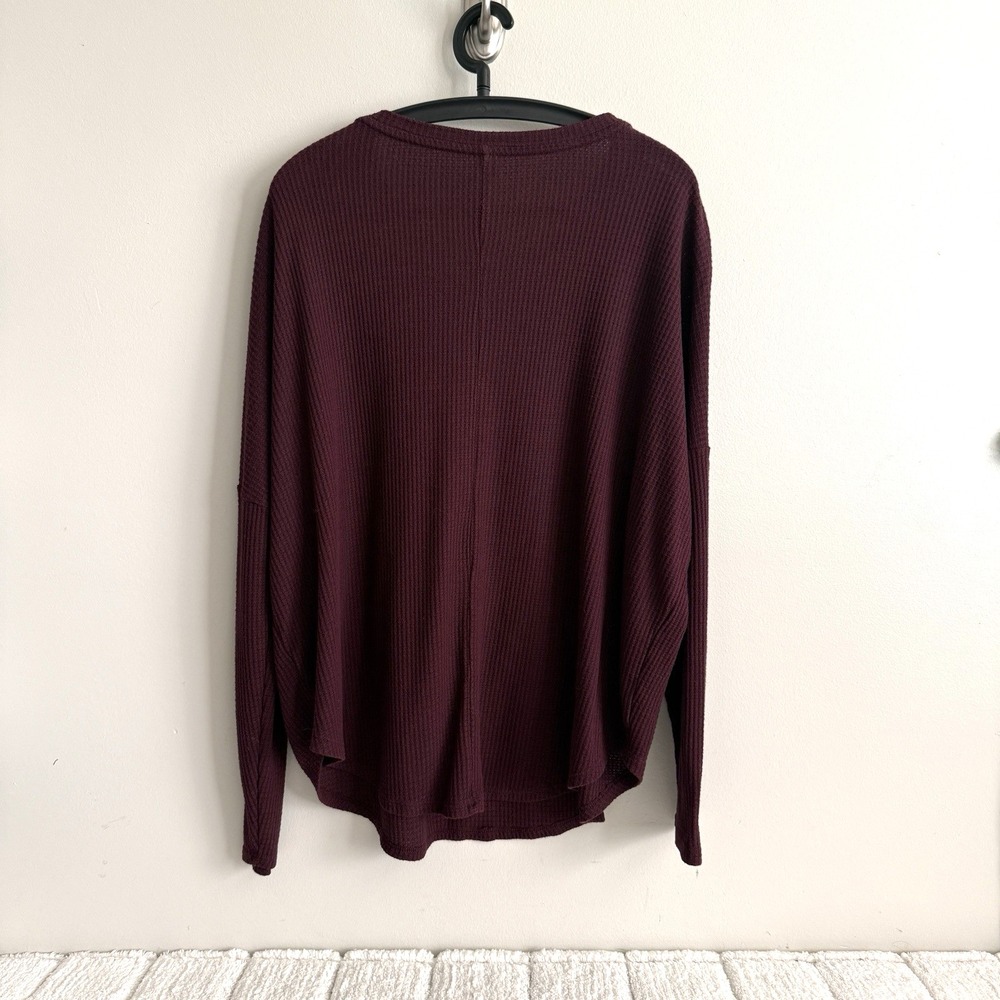 Old Navy Men's Waffle Knit Pullover Henley Thermal Size XL Casualcore Minimalist - Picture 4 of 12